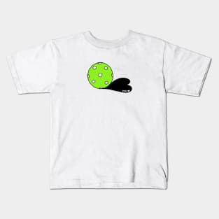 Pickleball with Heart Shadow Kids T-Shirt